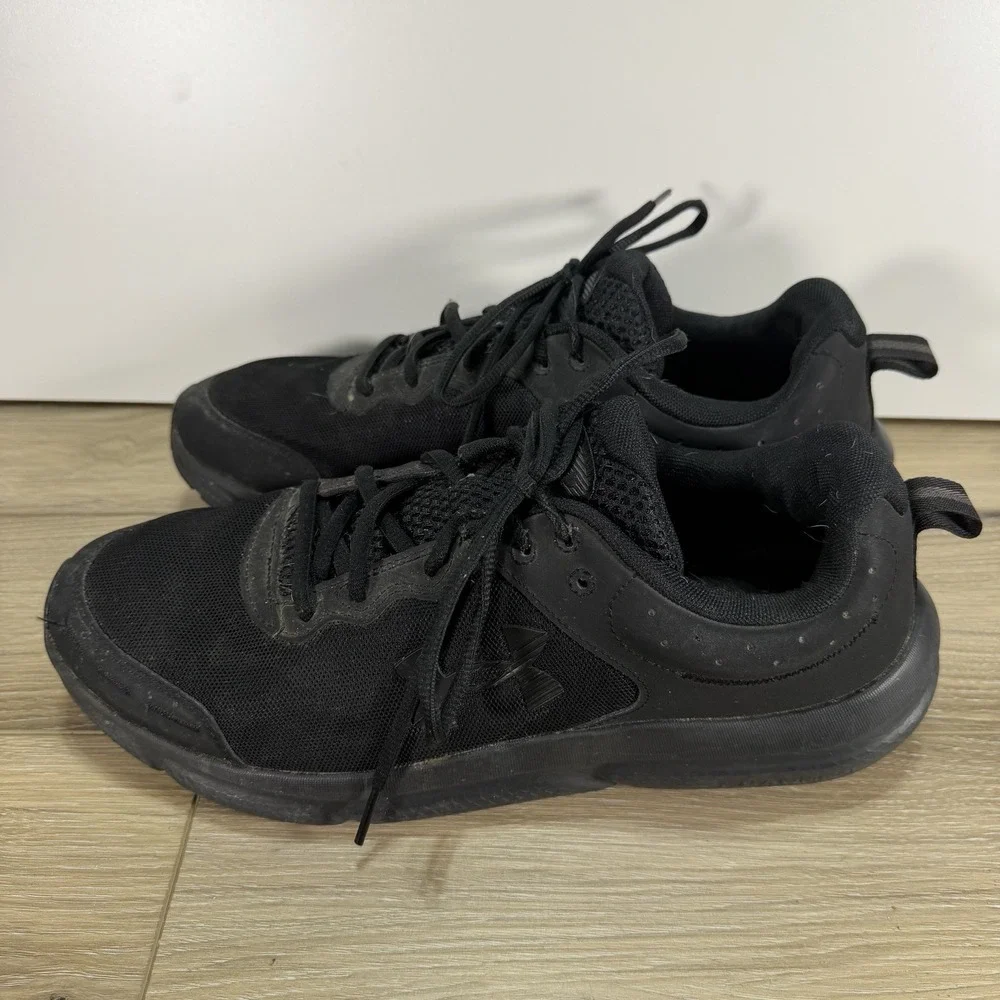 Under Armour Charged Assert 10 Athletic Sneakers Men's Black  Size 12